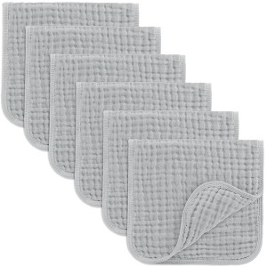 Muslin Burp Cloths Large 100% Cotton by Comfy Cubs - 1 of 4