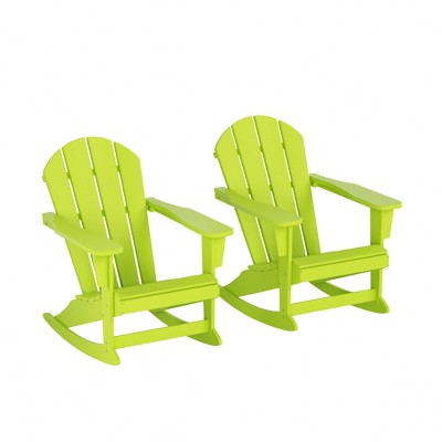 WestinTrends  Outdoor Patio Porch Rocking Adirondack Chair