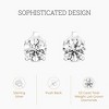 Gilded Lab-Grown Diamond Stud Earrings for Women | 925 Sterling Silver Studs and 14KT Gold 925 Plated Silver | Hypoallergenic Fine Jewelry - 2 of 4