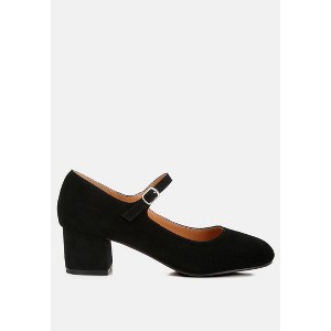 Dallin Suede Block Heel Mary Janes - 1 of 4