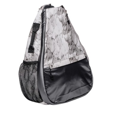 Glove It Tennis Backpack for Women, Lightweight Ladies Tennis Bag & Sling Backpack for 2 Racquets, Balls, Water Bottle - Palm Beach