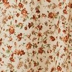 beige rust ditsy floral