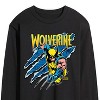 Men's - Marvel - Wolverine Slash Long Sleeve Graphic T-Shirt - 2 of 4