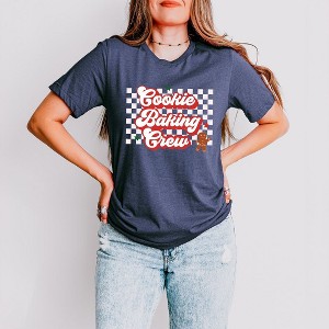Simply Sage Market Cookie Baking Crew Checkered Short Sleeve Graphic Tee - 1 of 4