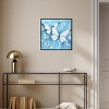 Art Remedy Textured Blue Butterflies Butterfly Wall Art Framed - 2 of 4