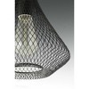 Progress Lighting Mesh 1-Light Mini Pendant, Antique Bronze, Open Cage Frame, Ideal for Clusters or Groups, Canopy Included - 3 of 4