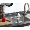 LunaLulinlk 304 Stainless Deluxe Kitchen Sink Suction Holder (Brushed Texture, 7.4 x 3.3 x 2.75 Inch)(Sponge & Brush NOT Included) - 2 of 4