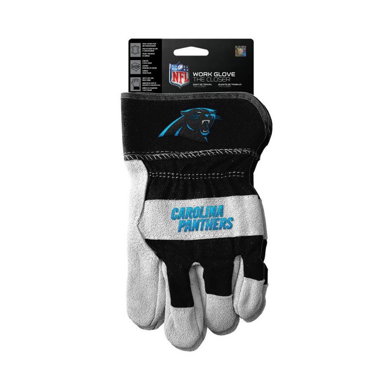NFL Carolina Panthers &#34;The Closer&#34; Work Gloves, 1 of 5