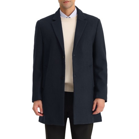 Alpine Swiss Men's Mason Classic Pea Coat Jacket