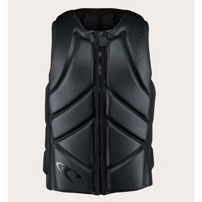 O'Neill Men's Wakeboarding & Waterskiing Slasher Competition Vest with Nytrolite Foam Technology, X-Large, Glide Black