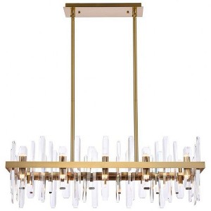 Elegant Lighting Serena 20 - Light Chandelier in  Satin Gold - 1 of 1