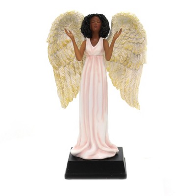 Black Art Pink Angel Figurine - One Figurine 9.0 Inches - Religious ...