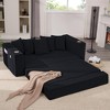 Sapphtopaz 76" 2-in-1 Couches for Living Room Convertible Sofa Bed Pull Out Sleeper Couch with 5 Pillows & 2 Cup Holders Couch Bed for Bedroom - 2 of 4