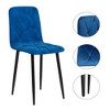 NicBex Velvet Dining Chairs Set of 4,Modern Kitchen Chairs with Metal Legs for Living Room,Meeting Room,Bedroom - 4 of 4