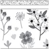 Teacher Created Resources® Black and White Floral Straight Border Trim, 35 Feet Per Pack, 6 Packs - 3 of 4