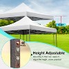 BestMassage Pop-Up Canopy Tent with Backpack Bag Portable Folding Gazebo, White - 3 of 4