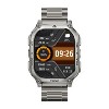 KOSPET® TANK M3 Special Edition 1.96-In.-AMOLED Smartwatch with Stainless Steel Band - 3 of 4
