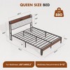 JIONJOY Noise-Free Bed Frame with Built-in Charging Ports, 11" Underbed Storage, No Box Spring Needed - 4 of 4