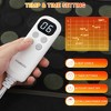 Far Infrared Heating Pad for Back, 32"x21" Tourmaline Electric Therapy Pad for Neck, Shoulders, 6 Heat Settings, Auto Shut Off - 4 of 4