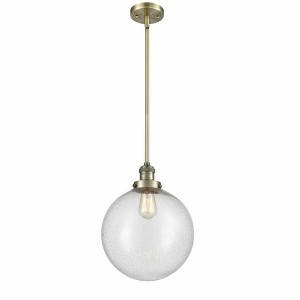 Beacon - 1 Light Stem Hung Mini Pendant In Industrial Style-15 Inches Tall and 12 Inches Wide - 1 of 1