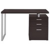 XIYUYEU Home Office Desk 47.25" L Reversible Writing Desk with 3 Drawers for Office - 3 of 4