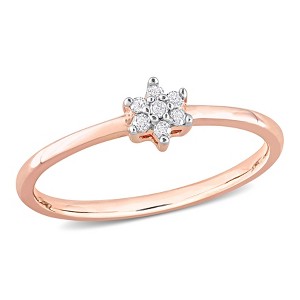 EVERLY JEWELRY | Silver 0.07 CT TW Diamond Fashion Ring - 1 of 4