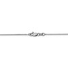 Black Bow Jewelry 1mm, 14k White Gold, Octagonal Snake Chain Anklet or Bracelet - 3 of 4