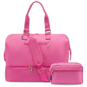 Generic Weekender Bags for Women, Large Travel Duffel Bag, Carry On Overnight Tote Bags - 1 of 4