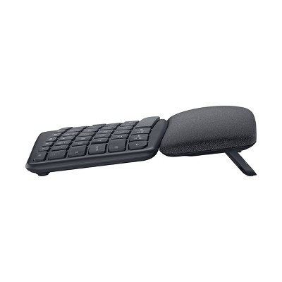 Logitech ERGO K860 Ergonomic Full-Size Wireless Scissor Keyboard with Wrist Rest - Black