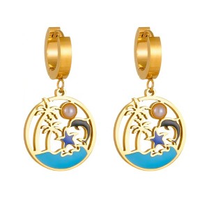 Coastal Magic Turquoise Earrings - 1 of 4