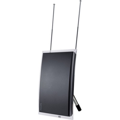 Philips Crystal HD Indoor Amplified TV Antenna with 6&#39; Coaxial Cable &#8211; Black_6