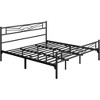 Yaheetech Metal Platform Bed Frame with Cloud-inspired Design Headboard - 2 of 4