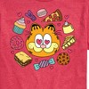 Men's - Garfield - Garfield Hearts Food Short Sleeve Graphic T-Shirt - 2 of 4