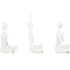 Sagebrook Home Set of 3 Women Yoga Figurines - 10" Yoga Ladies - Polyresin Decorative Yoga Sculpture for Home, Office, Spa - 3 of 4
