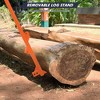 51" timberjack log lifter, adjustable log roller cant hook; heavy-duty steel tool for rolling and raising logs, features a grip handle. - 3 of 4