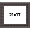 PosterPalooza | 3.5" Wide Ornate Black Picture Frame - UV Acrylic, Backing Board, Hanging Hardware Included - 2 of 4