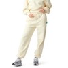 Future Planet Womens Saturn Premium Fleece Lined Soft Cotton Sweatpants Loose Fit Ivory - 2 of 4