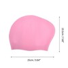 Unique Bargains Women's Silicone Solid Color Swim Cap 1 Pc - 4 of 4