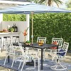 6'x10' Rectangular Cabana Stripe Outdoor Patio Market Umbrella with Light Wood Pole - Threshold™ - 2 of 4