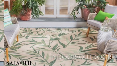 Gray 27" Easy Care Polypropylene Indoor/Outdoor Area Rug