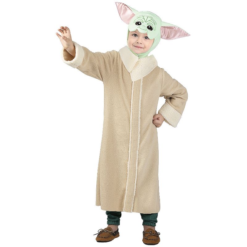 Jazwares Toddler Boys' Grogu Costume - Size 3T-4T - Beige, 1 of 2