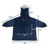 PAVILIA Wearable Blanket Hoodie Women Men, Oversized Sweatshirt Hooded Sweater, Fleece Soft Cozy Warm Plush Gift Ideas - 4 of 4