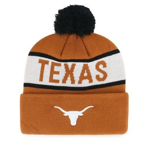 NCAA Texas Longhorns Knit Cuffed Pom Beanie: Sports Team Logo, Adult One Size - 1 of 2