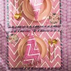 Mela Artisans Set of 4 Red and Blue Zig Zag Placemats - 4 of 4