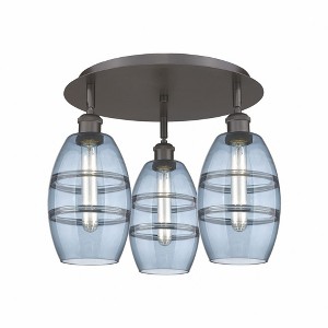Vaz - 3 Light Flush Mount In Industrial Style-9.13 Inches Tall and 17.63 Inches Wide - 1 of 1