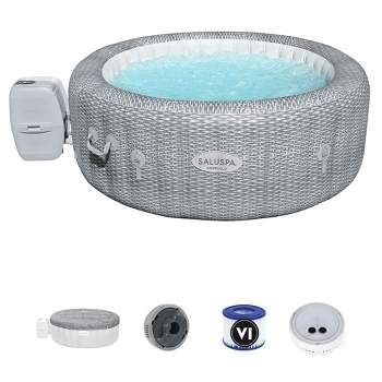 Soothing Colored Swimming Cascade White Led Multi Mode Pool 58619e Relaxing Ground Waterfall Attachment, : 7 Target Flowclear Bestway Above