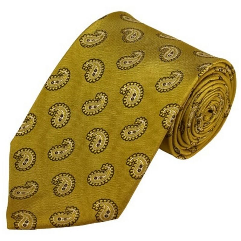 Men's Paisley 3.25 Inch Wide And 58 Inch Long Woven Neckties, 1 of 5