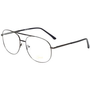 Scott&Zelda SZ7454 Unisex Polarize Bi-Focal Sunglass 41 OPTION Black Silver 55mm Blue Mirror +1.00 - 1 of 1