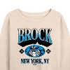 Women's - Marvel - Venom Eddie Brock Lightweight French Terry Wide Neck Long Sleeve Shirt - 2 of 4