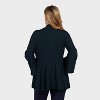 24seven Comfort Apparel Maternity Elegant Long Sleeve Open Front Casual Jacket - 2 of 3